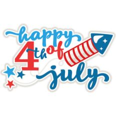 happy 4th of july title