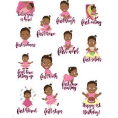 baby girl's firsts