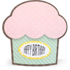 pop up card birthday cupcake candle