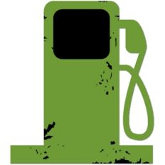 gas pump: grunge