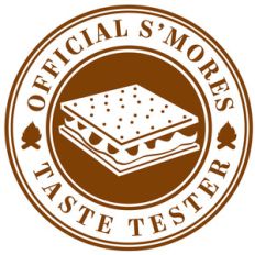 official smores taste tester label