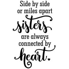 sisters are connected by heart