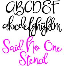 zp said no one stencil