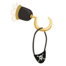 pirate hook and patch