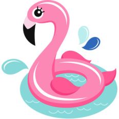 flamingo pool floaty