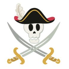 pirate crossed swords