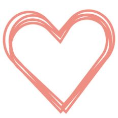 sketched heart