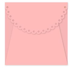 scalloped envelope