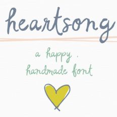 heartsong font by angie makes