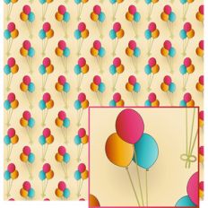 birthday balloons pattern