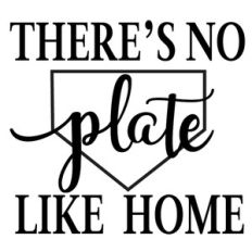 no plate like home