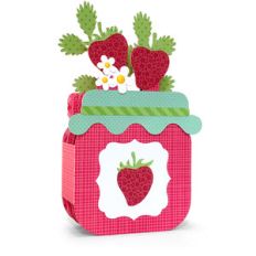 box card strawberry jam