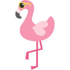 flamingo and sunglasses