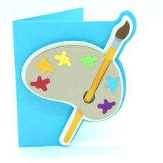 paint palette card