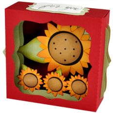 sunflower gift card box