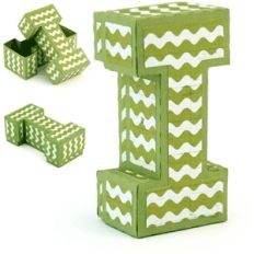 3d i letter box
