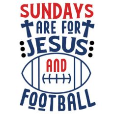 sundays are for jesus and football