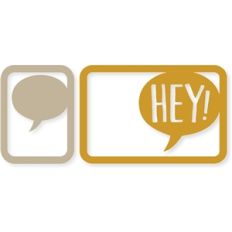 'hey!' thought bubble