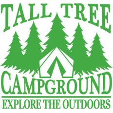 tall tree campground sign