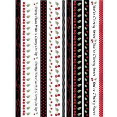 cherry sweet washi planner sticker