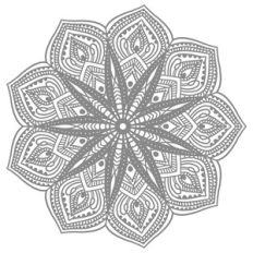 mandala doily