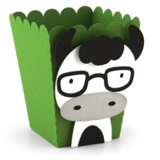 popcorn favor box cow