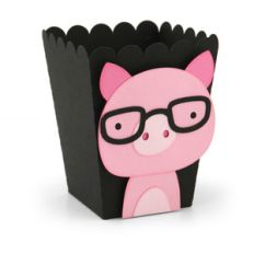 popcorn favor box pig
