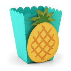 popcorn favor box pineapple