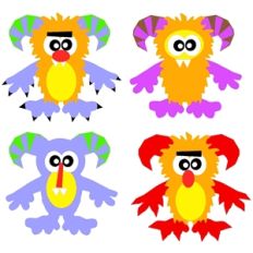 mixed up monster