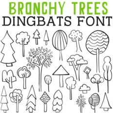 cg branchy trees dingbats