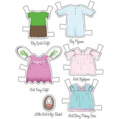 little friends paper set kitty fairies
