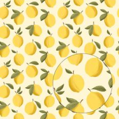 lemons seamless pattern