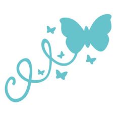 butterfly flourish