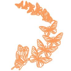 butterfly border