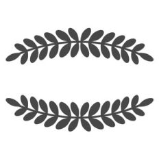 laurel leaf borders