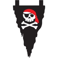 triangle pirate banner