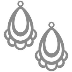 scallop earrings