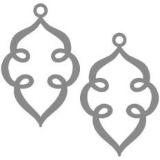loopy scallop earrings