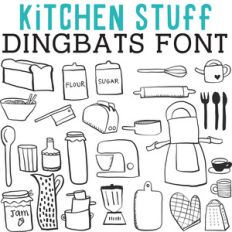 cg kitchen stuff dingbats
