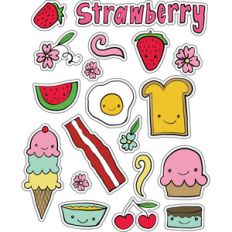 ml breakfast kawaii stickers