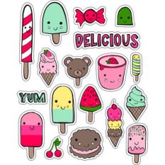 ml delicious desserts stickers