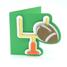 football field goal card