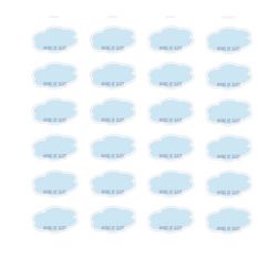 clouds sleep tracker stickers