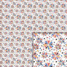 magical fireworks background paper