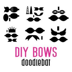 diy bows doodlebat
