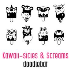 kawaii-sicles and screams doodlebat
