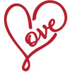 love heart script