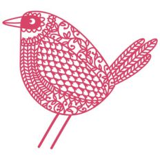 intricate cute garden bird