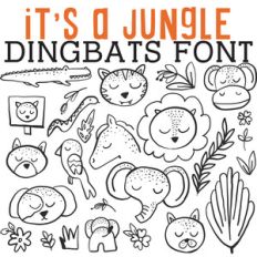 cg it's a jungle dingbats