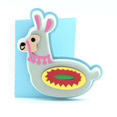 llama float card
